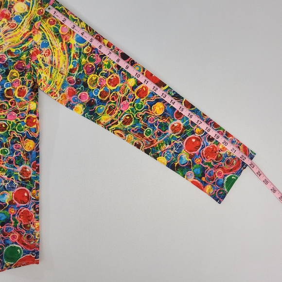 Vibrant Multicolor Graphic Men's Shirt - Picture 7 of 9